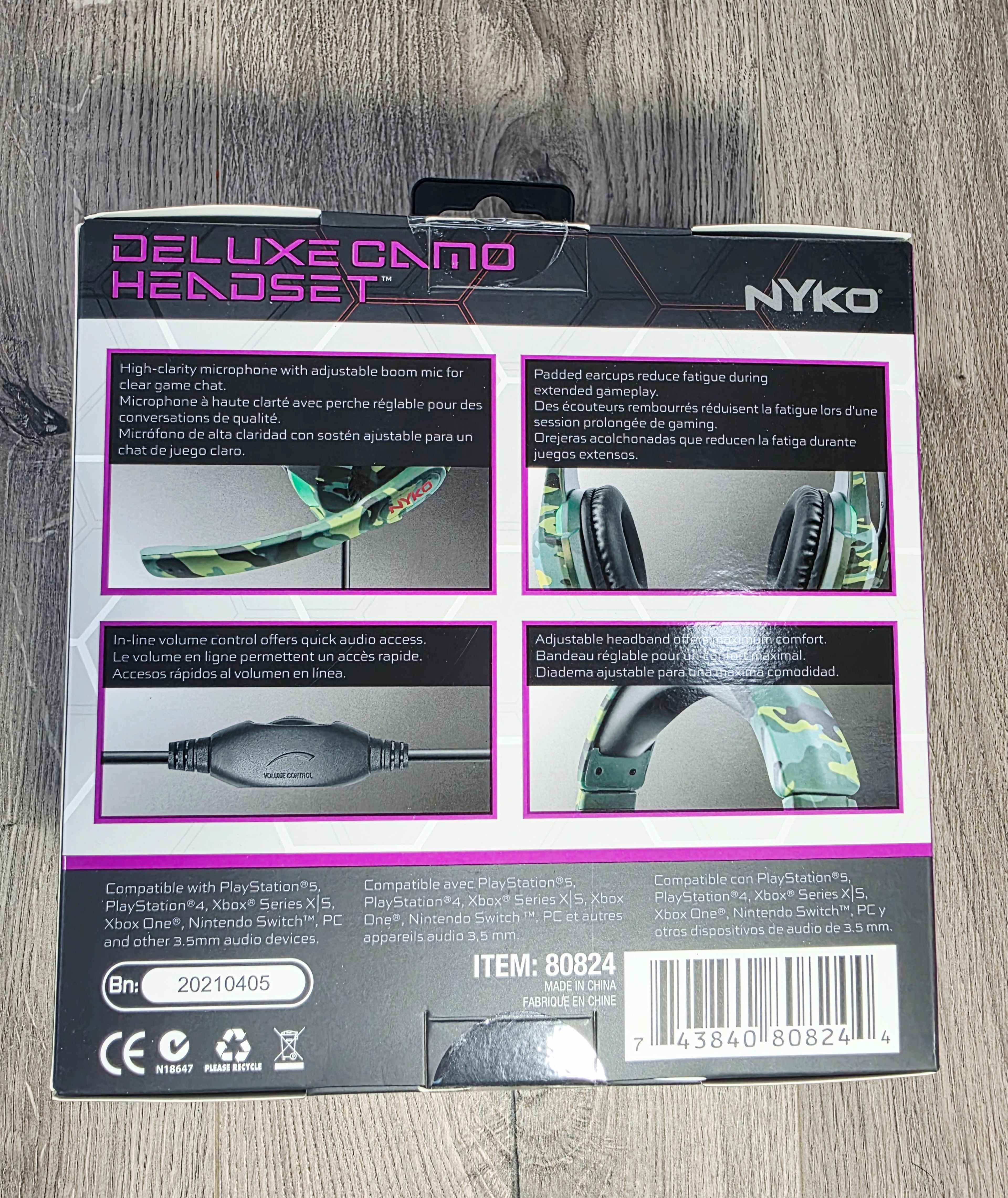 Nyko Deluxe Camo Headset