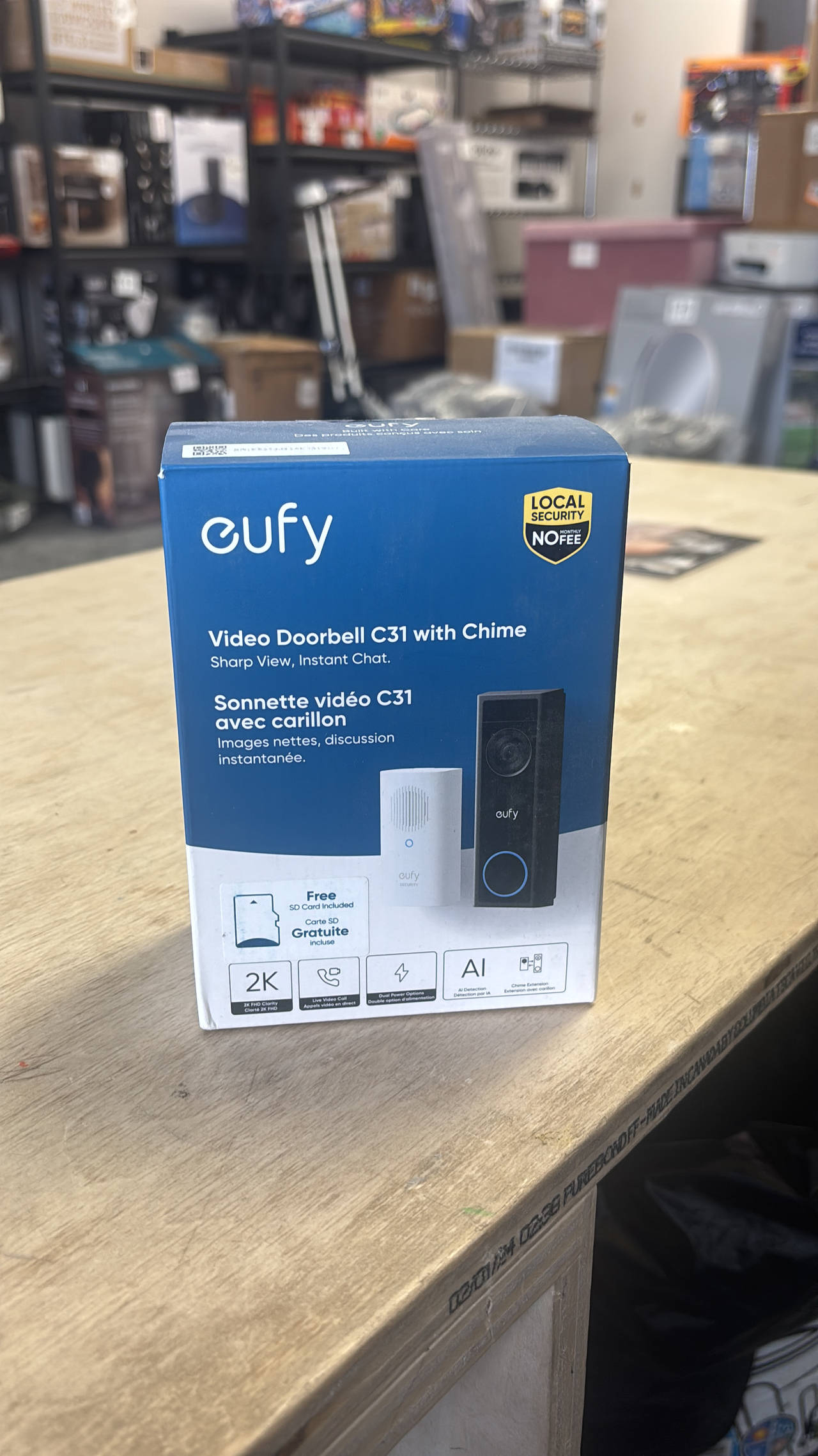 eufy Video Doorbell C31 with Chime