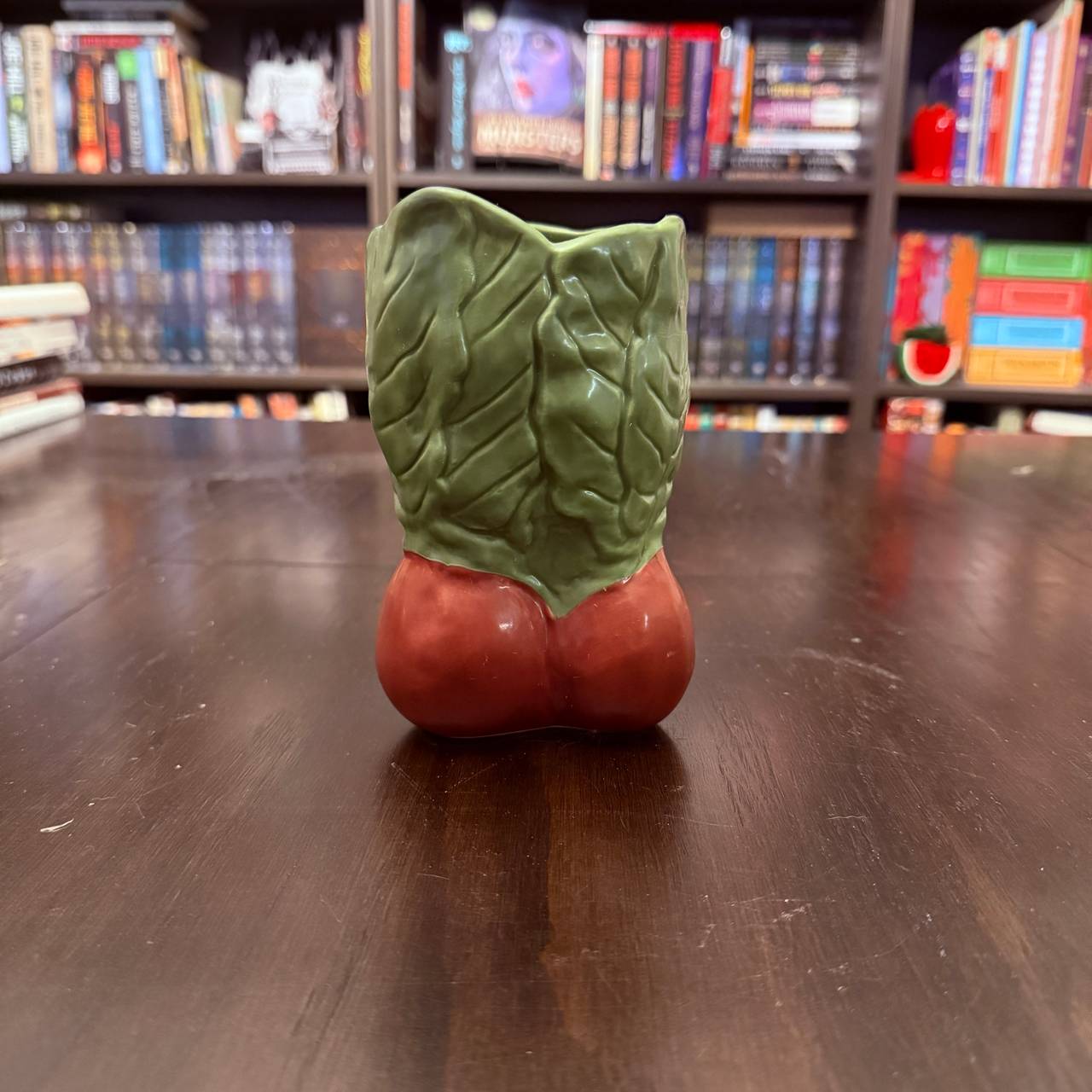 Vintage Radish Ceramic Planter Vase