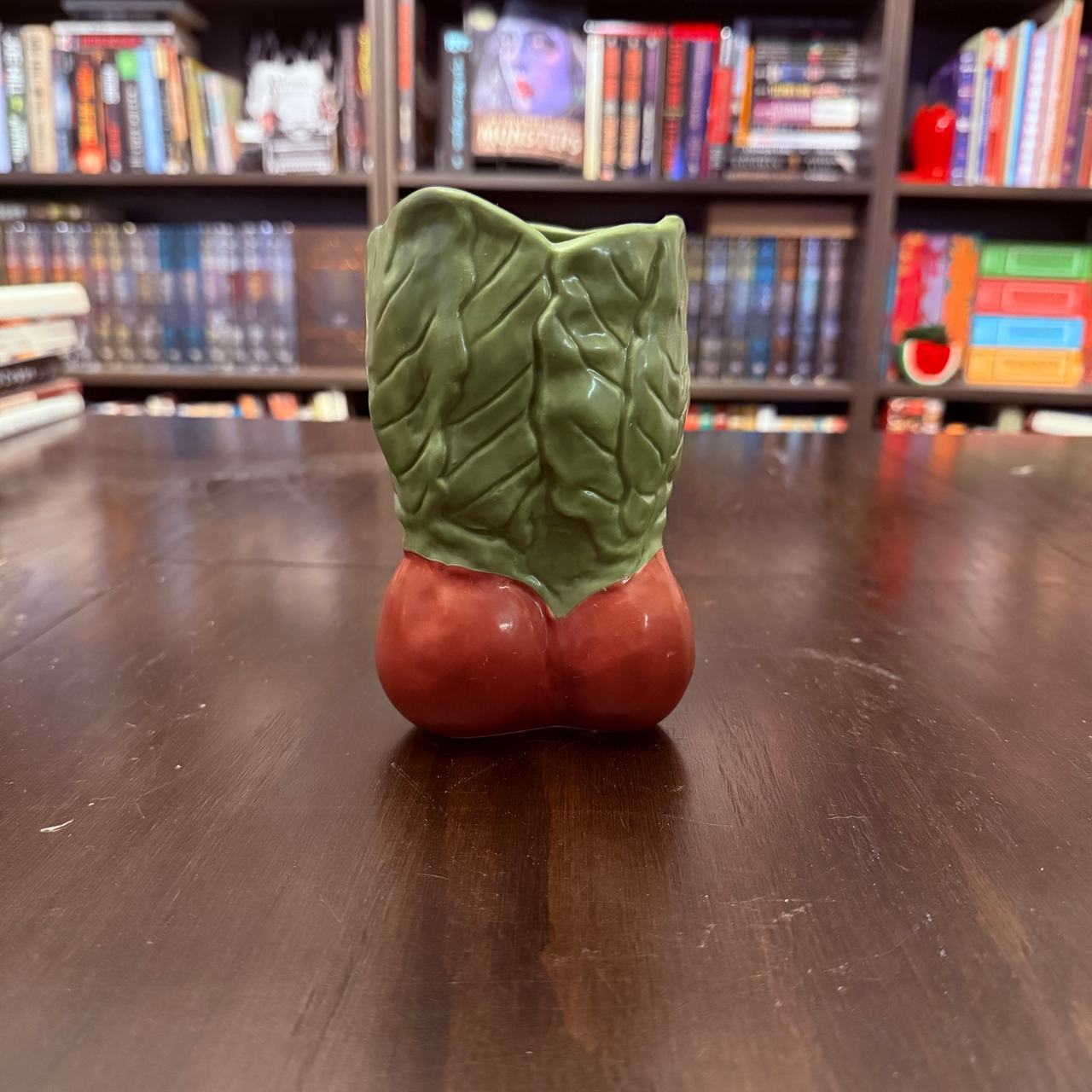 Vintage Radish Ceramic Planter Vase