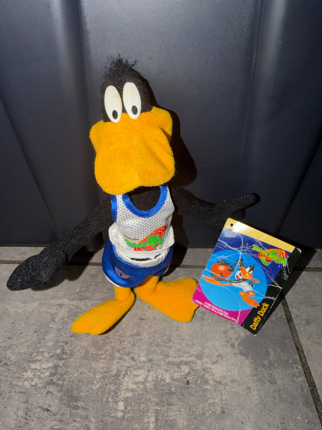 1996 McDonald's Space Jam Daffy Duck Plush