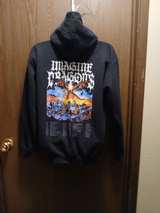 Imagine Dragons Black Metal Logo Hoodie - Image 1