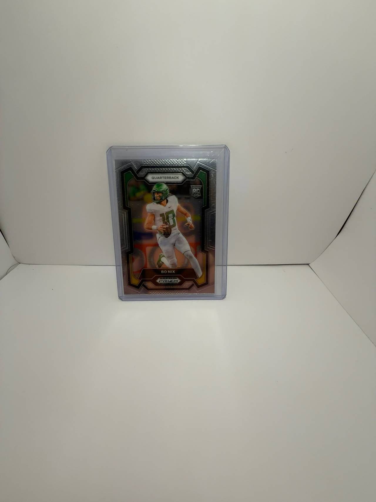 Panini Bo Nix 2024 Prizm Draft Picks Rookie Card #105