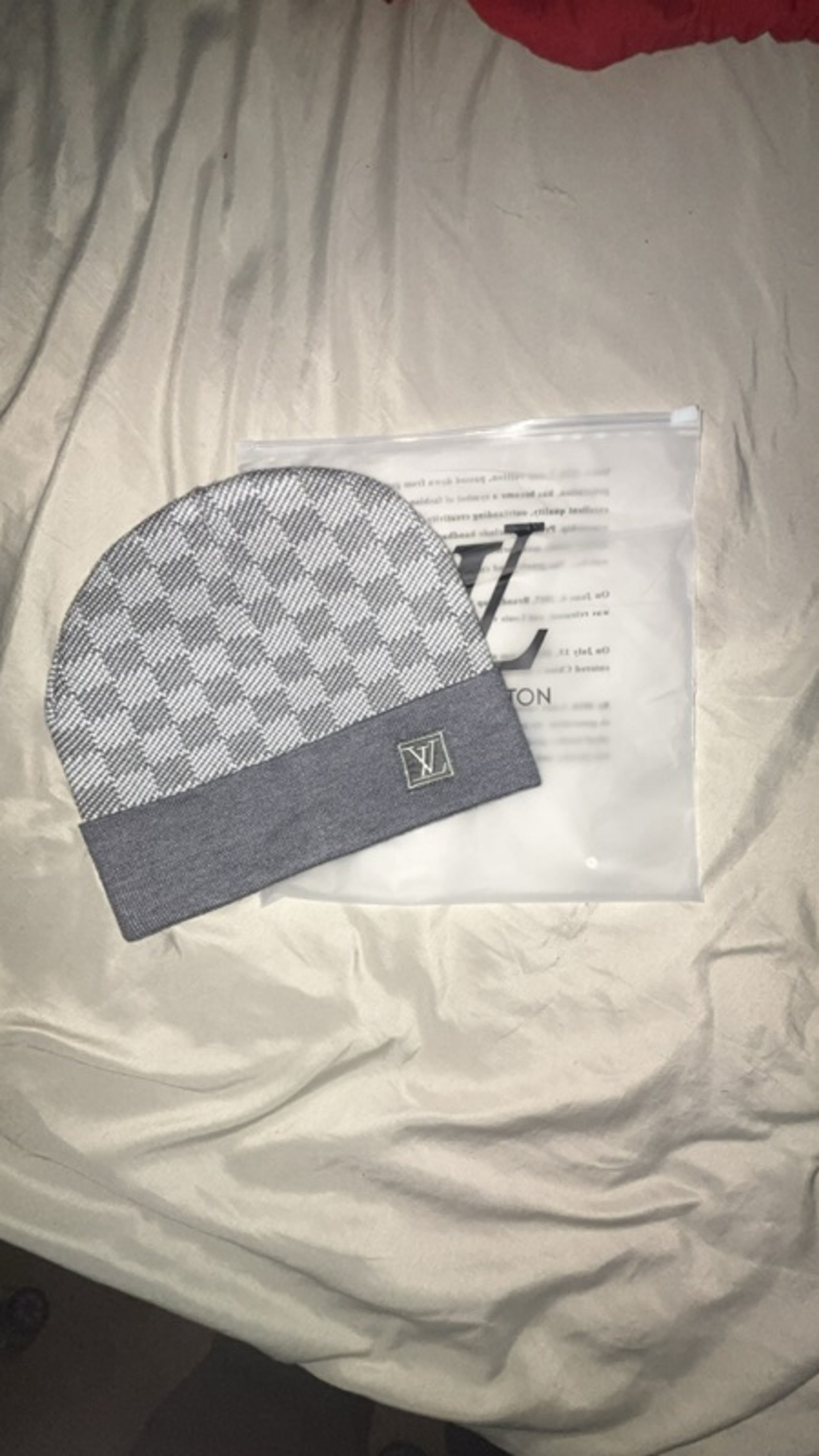 Louis Vuitton Neo Petit Damier Beanie Grey