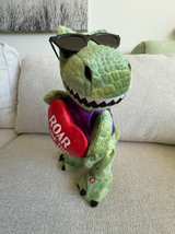 Gemmy Animated T-Rex Plush Dinosaur 13" Christmas Twerking - Image 1