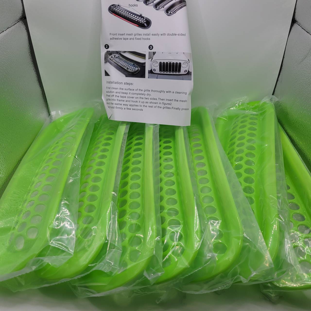 Jeep Wrangler JK Mesh Grille Inserts