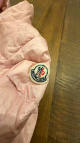 Moncler Joelle Quilted Puffer Jacket Pink Infant 9 - 12 Months Baby Coat  - Image 2