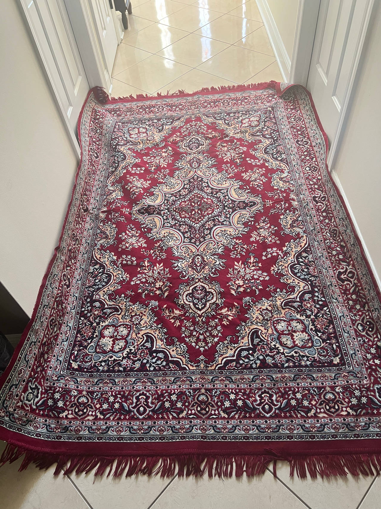Traditional Persian Style Medallion Area Rug 8x5