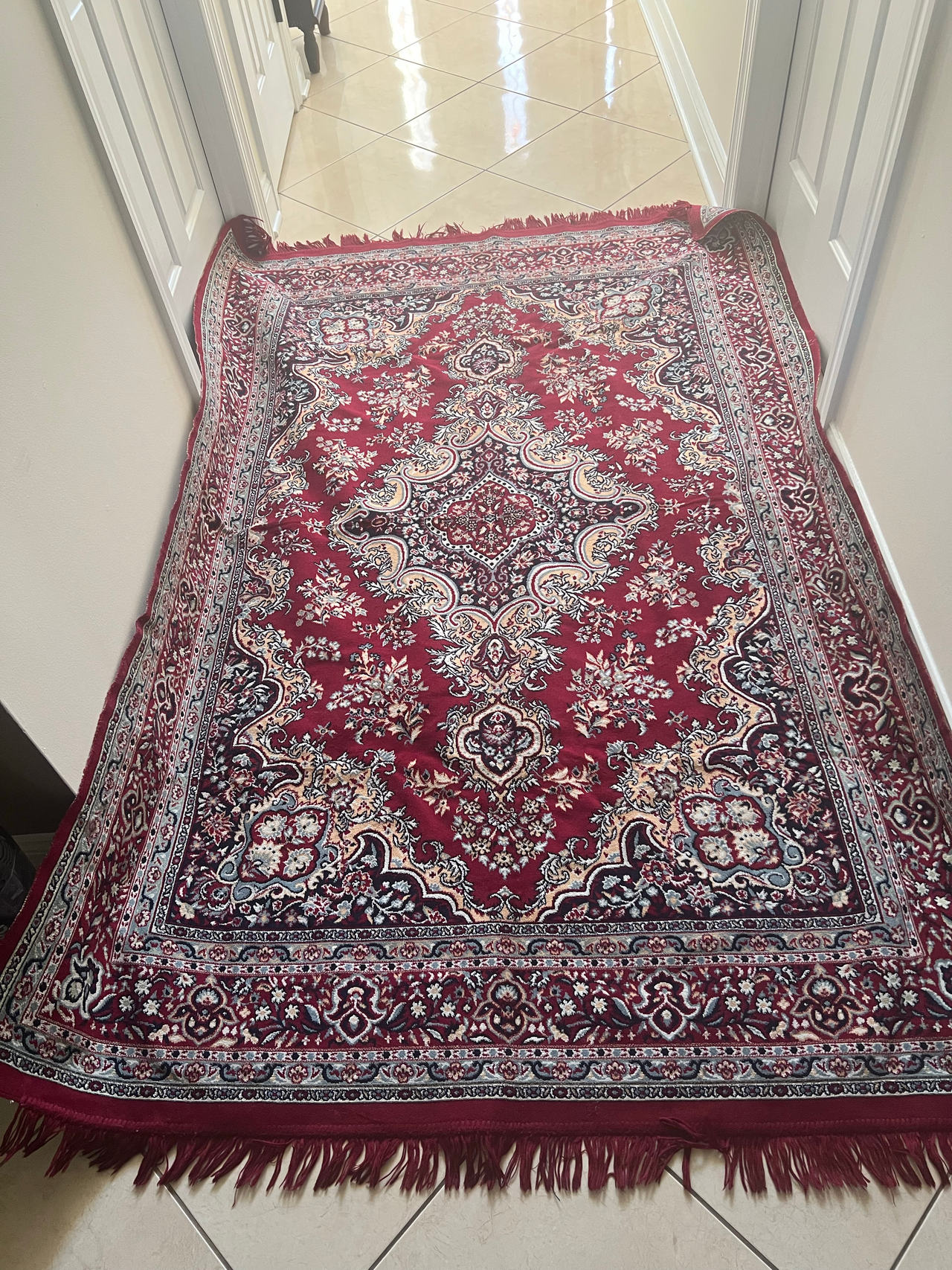 Traditional Persian Style Medallion Area Rug 8x5