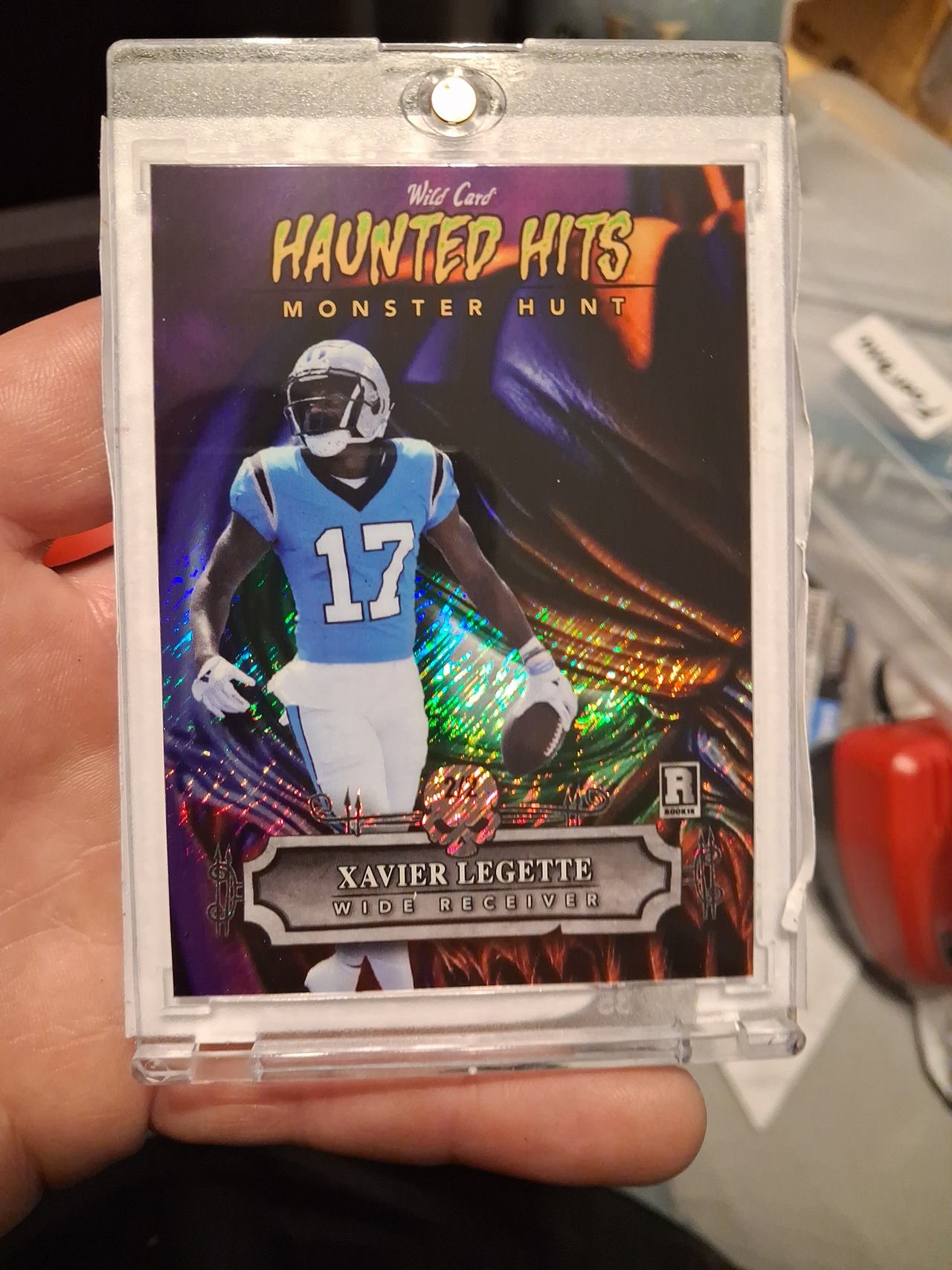 #2/2!!!!!! 2024 Wild Card Haunted Hits Xavier Legette Monster Hunt Rookie Card