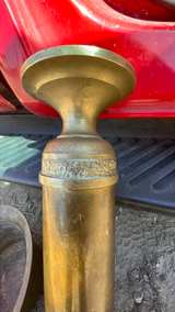Vintage Brass Floor Candlestick Holder - Image 3