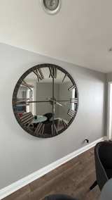 Uttermost Rundell Mirrored Wall Clock - Image 4