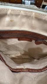 Dana Buchman White Canvas Crossbody Bag - Image 4