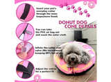 Inflatable Dog Cone, Size Medium Soft Adjustable Blow up Donut Collar - Image 3
