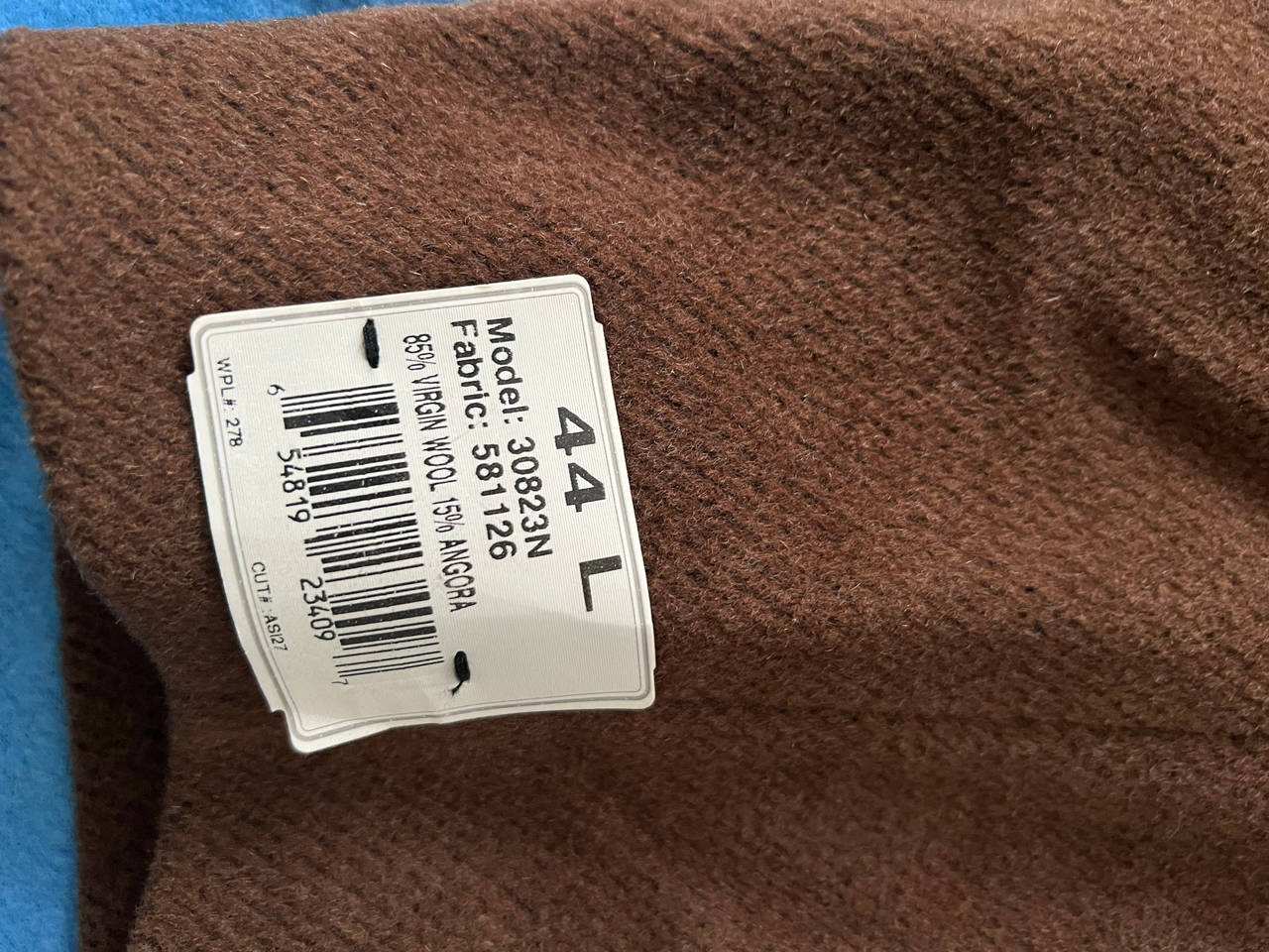 Nordstrom Wool-Angora Coat Men’s 44L
