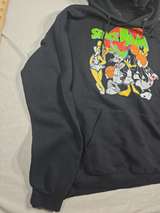 Space Jam Looney Tunes Graphic Hoodie Black Large - Image 5