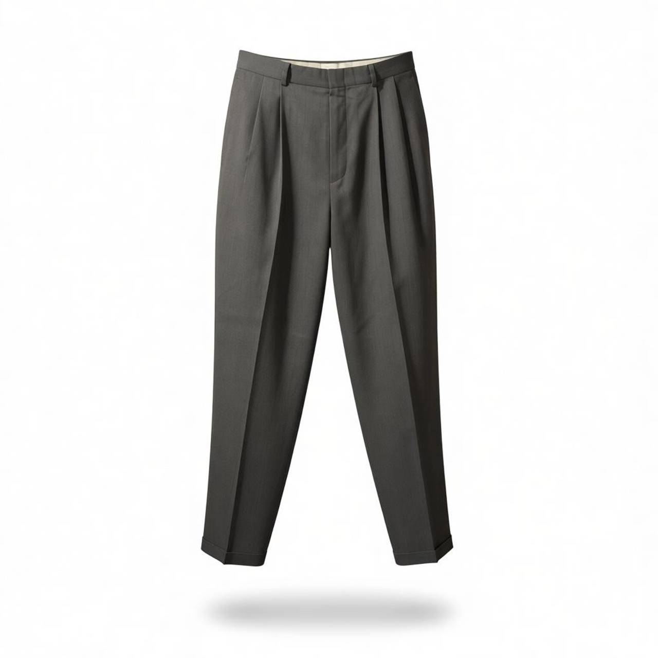 Men's Double Pleated Cuffed Dress Pants