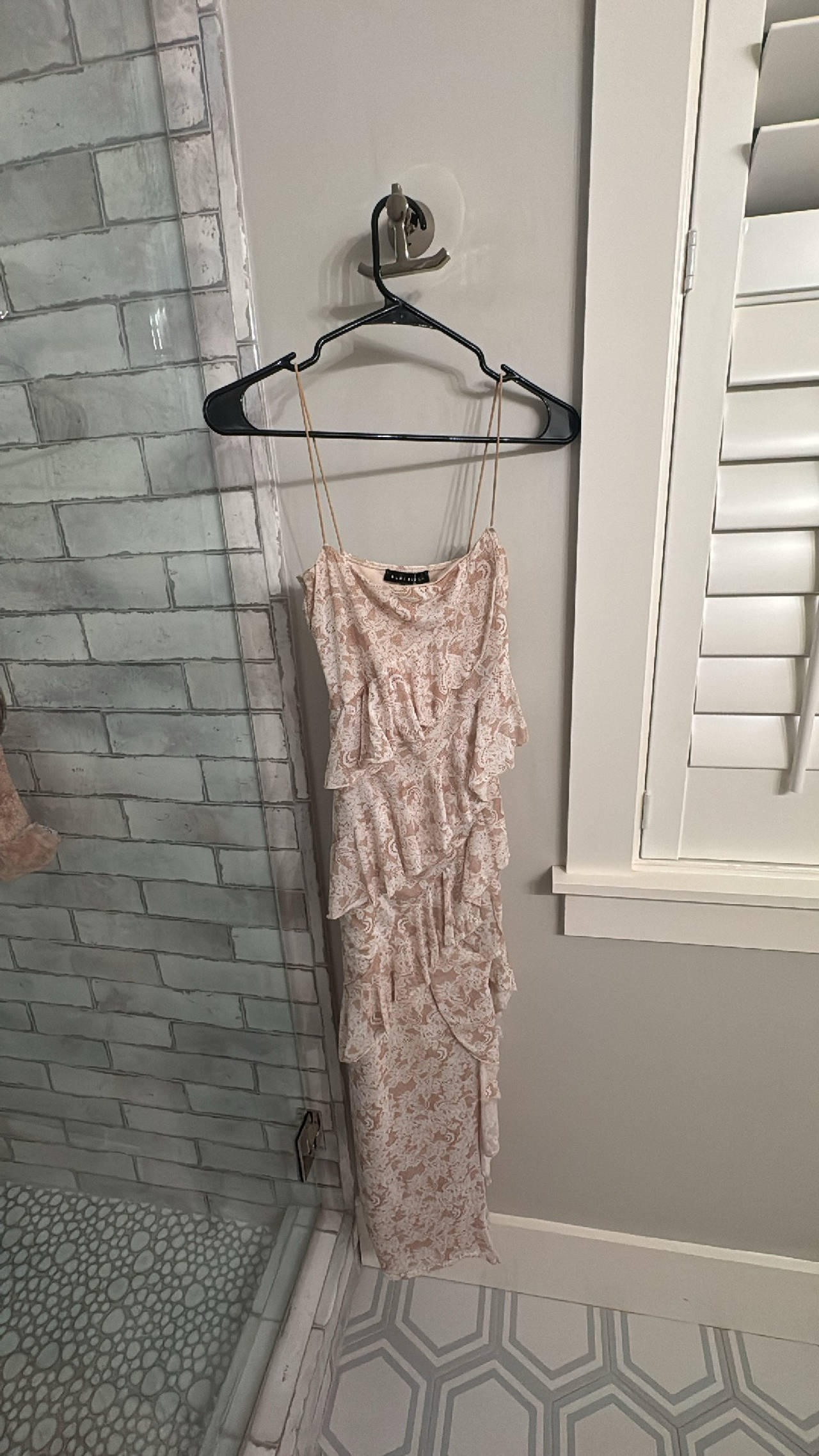 Women's Floral Ruffle Maxi Dress
