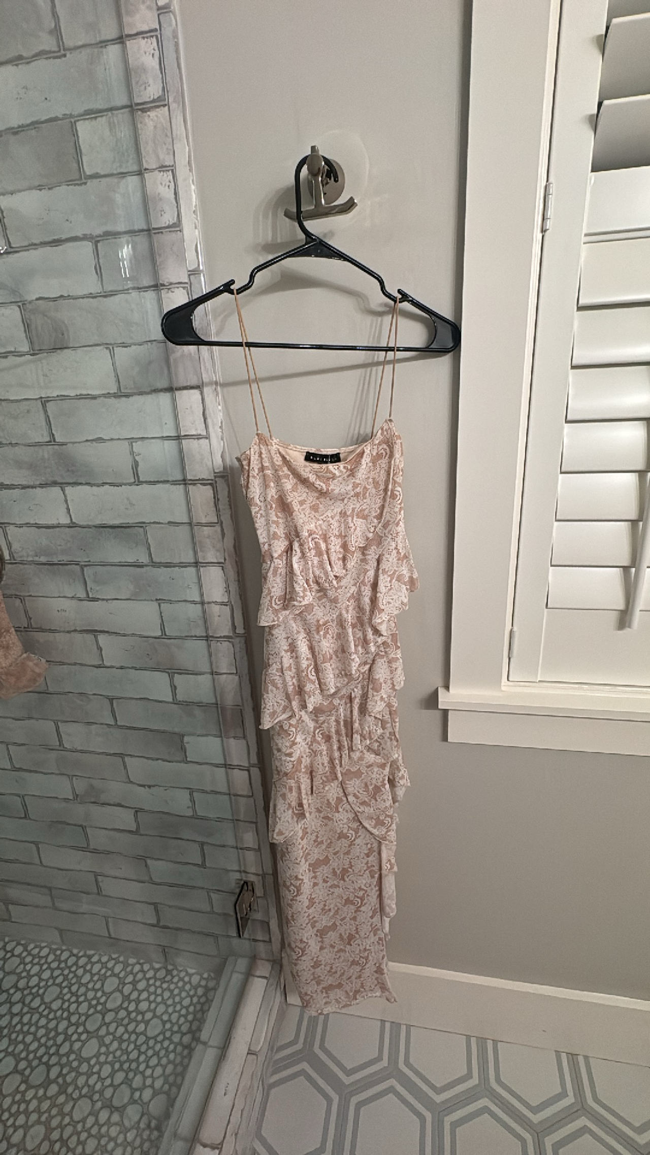 Women's Floral Ruffle Maxi Dress
