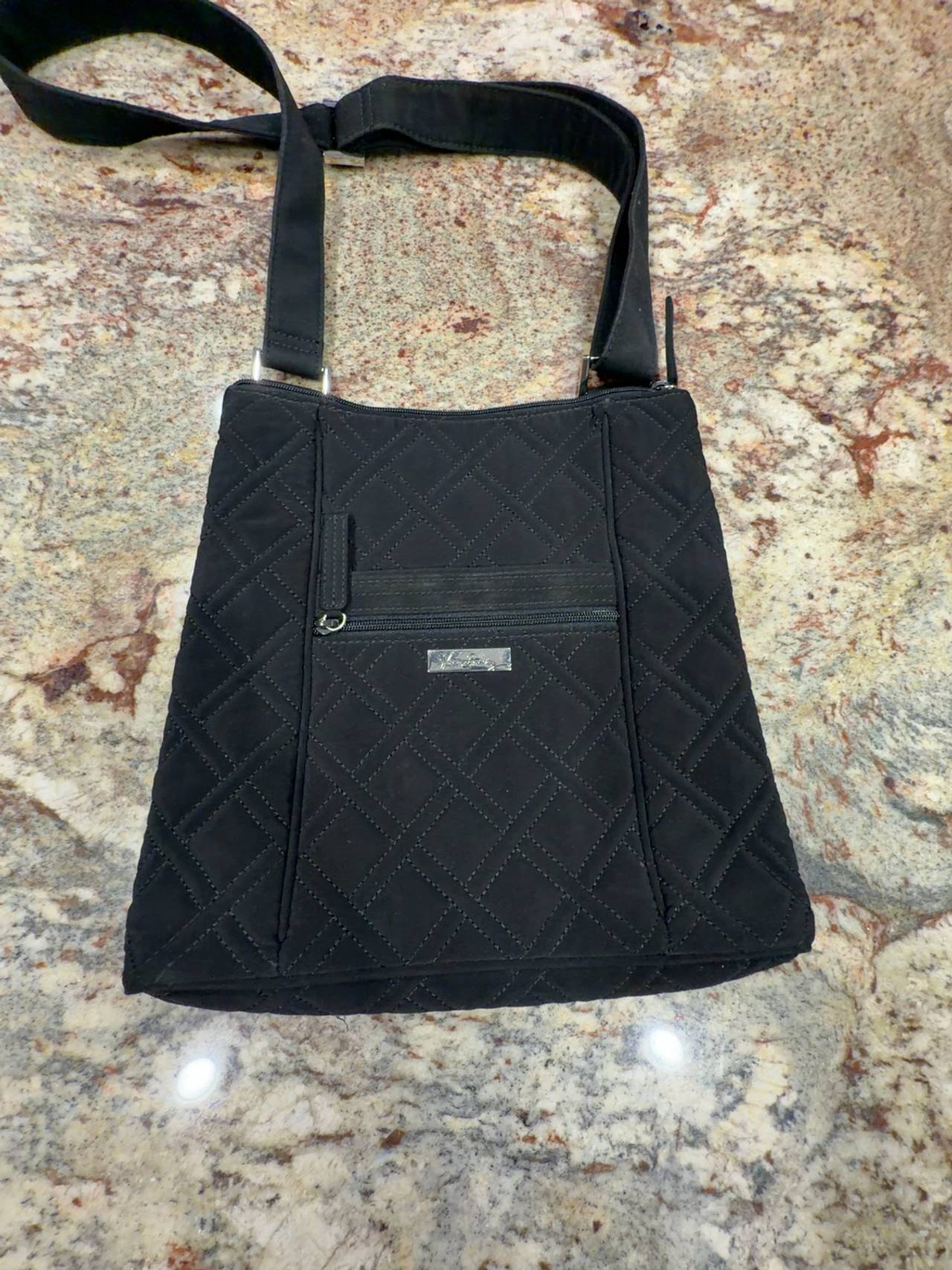 Vera Bradley Hipster Crossbody Bag Black