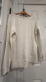 Juicy Couture I'm Not A Morning Girl White Sequin Sweatshirt Large  - Image 4