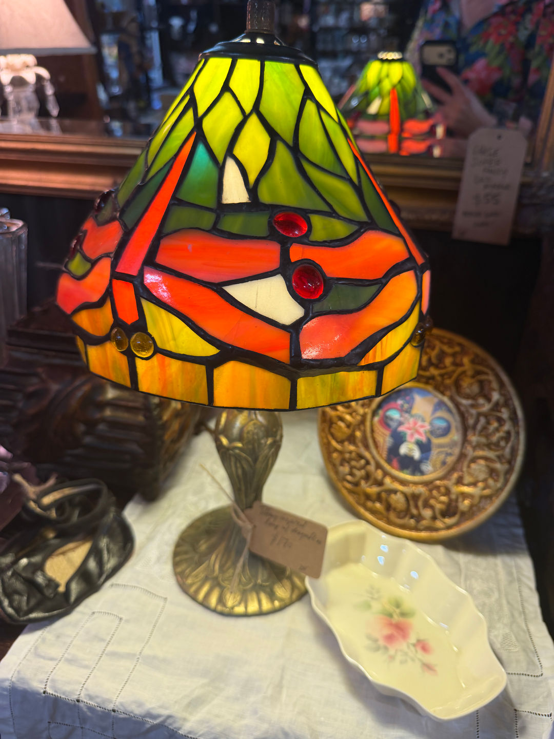 Tiffany-Inspired Dragonfly Table Lamp - Junkee Reno - Danielle’s Booth