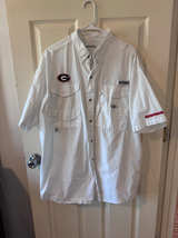 Columbia PFG Georgia Bulldogs Bahama II Short Sleeve Shirt XL - Image 1