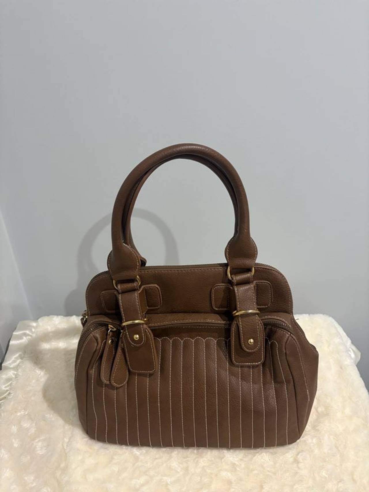Brown Leather Handbag