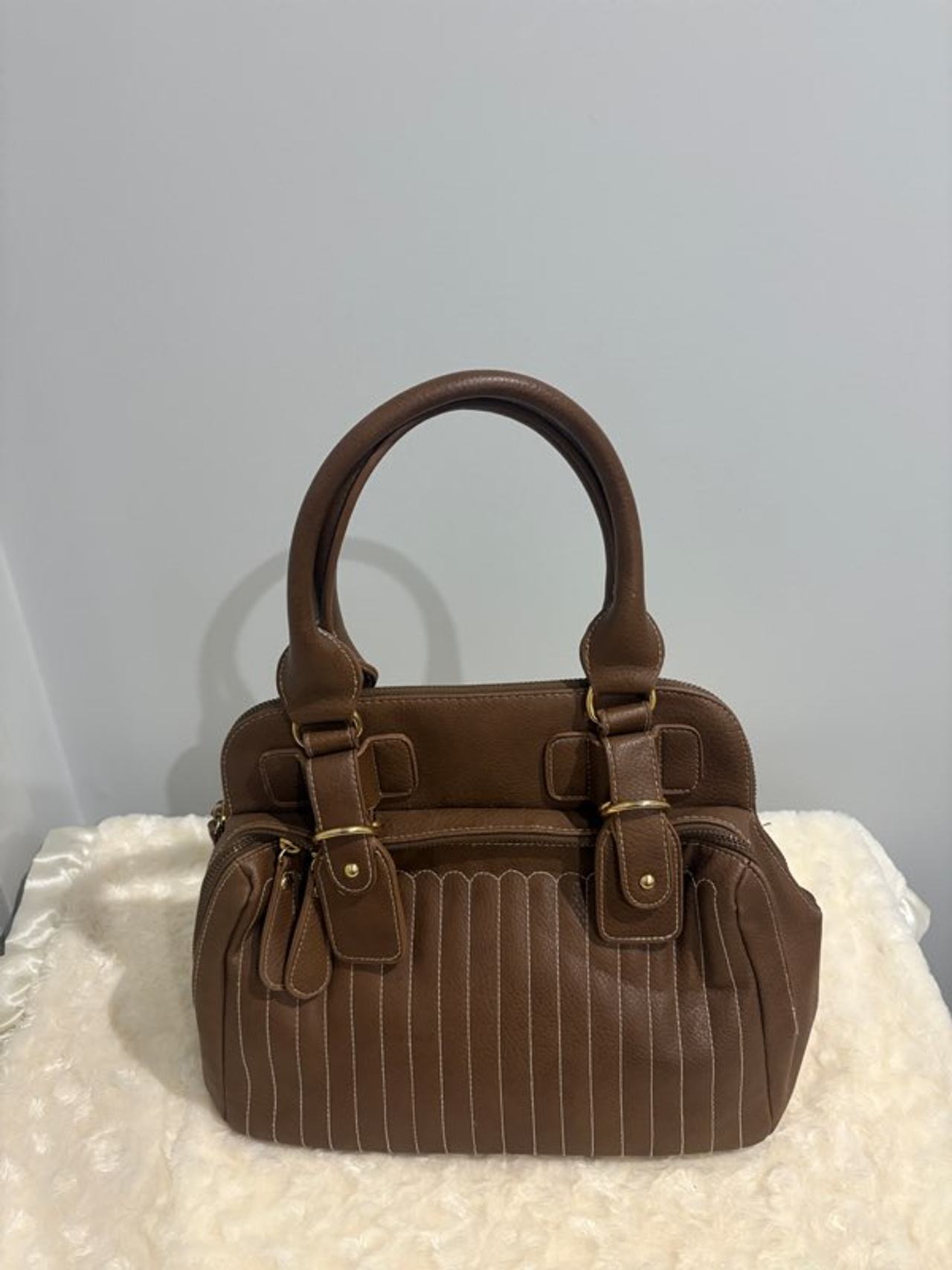 Brown Leather Handbag