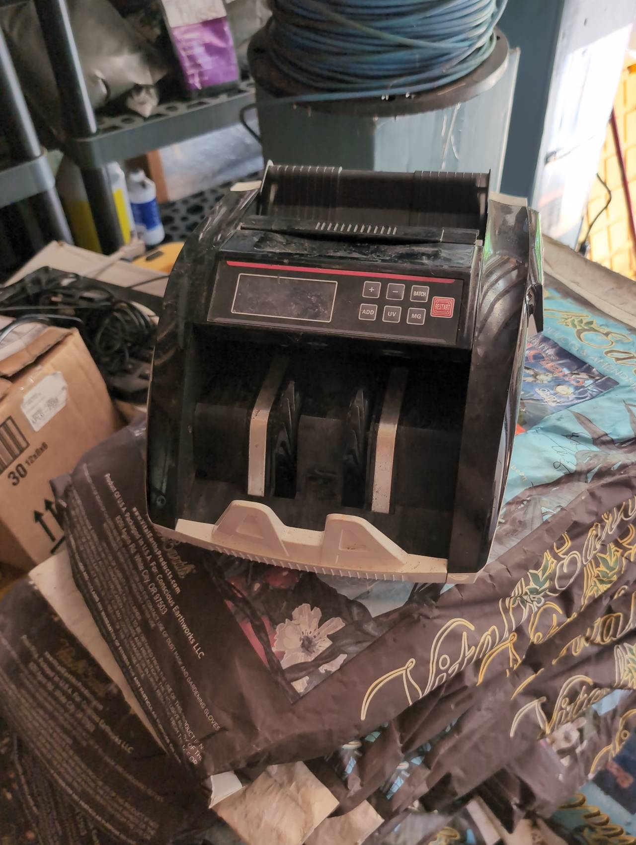Digital Bill Counter with UV/MG Detection