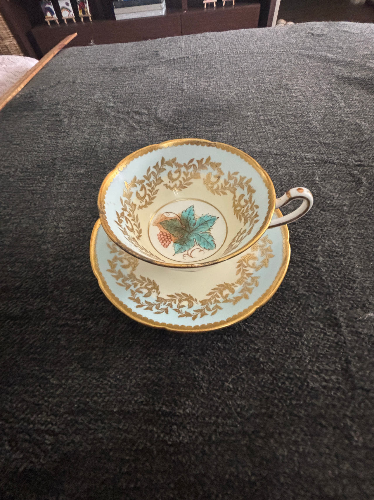 Vintage Porcelain Teacup and Saucer