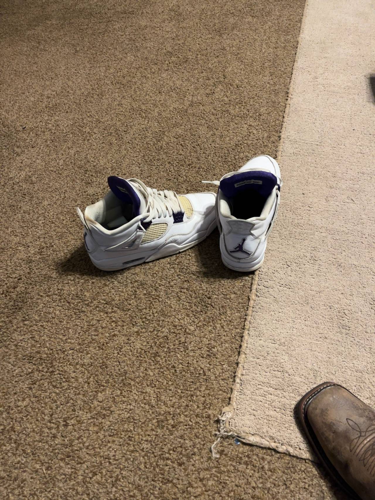 Nike Air Jordan 4 Retro Metallic Purple men 9.5