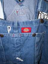 Dickies Blue Denim Bib Overalls 36 x 32 - Image 4