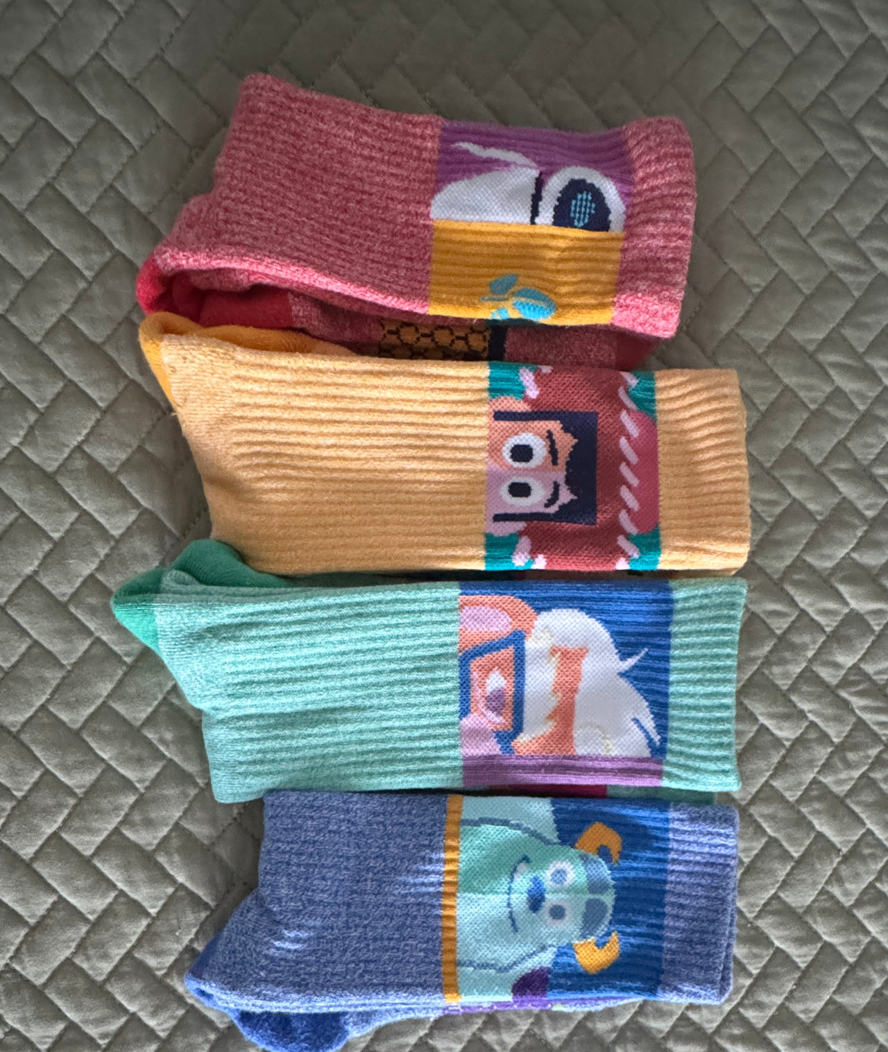 Bombas x Disney Pixar Monsters Inc Crew Socks 4-Pack