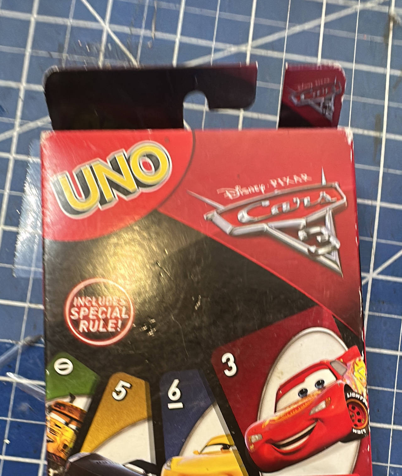 Uno Disney Pixar Cars 3 Card Game. 136