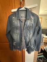 Special A Distressed Denim Shirt Jacket - Image 3