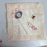 Vintage Fruit of the Loom Ladies Handkerchief Set (2 count), lace + embroidery - Image 4