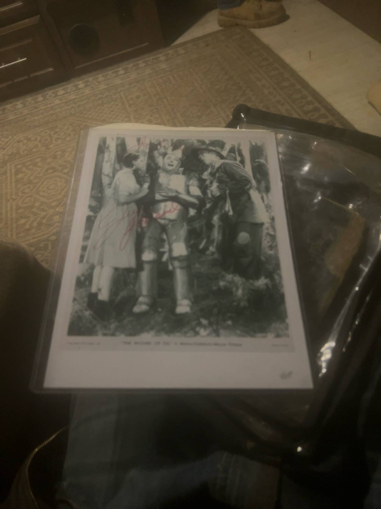Wizard of Oz Vintage 8x10 Photo Print autographed 