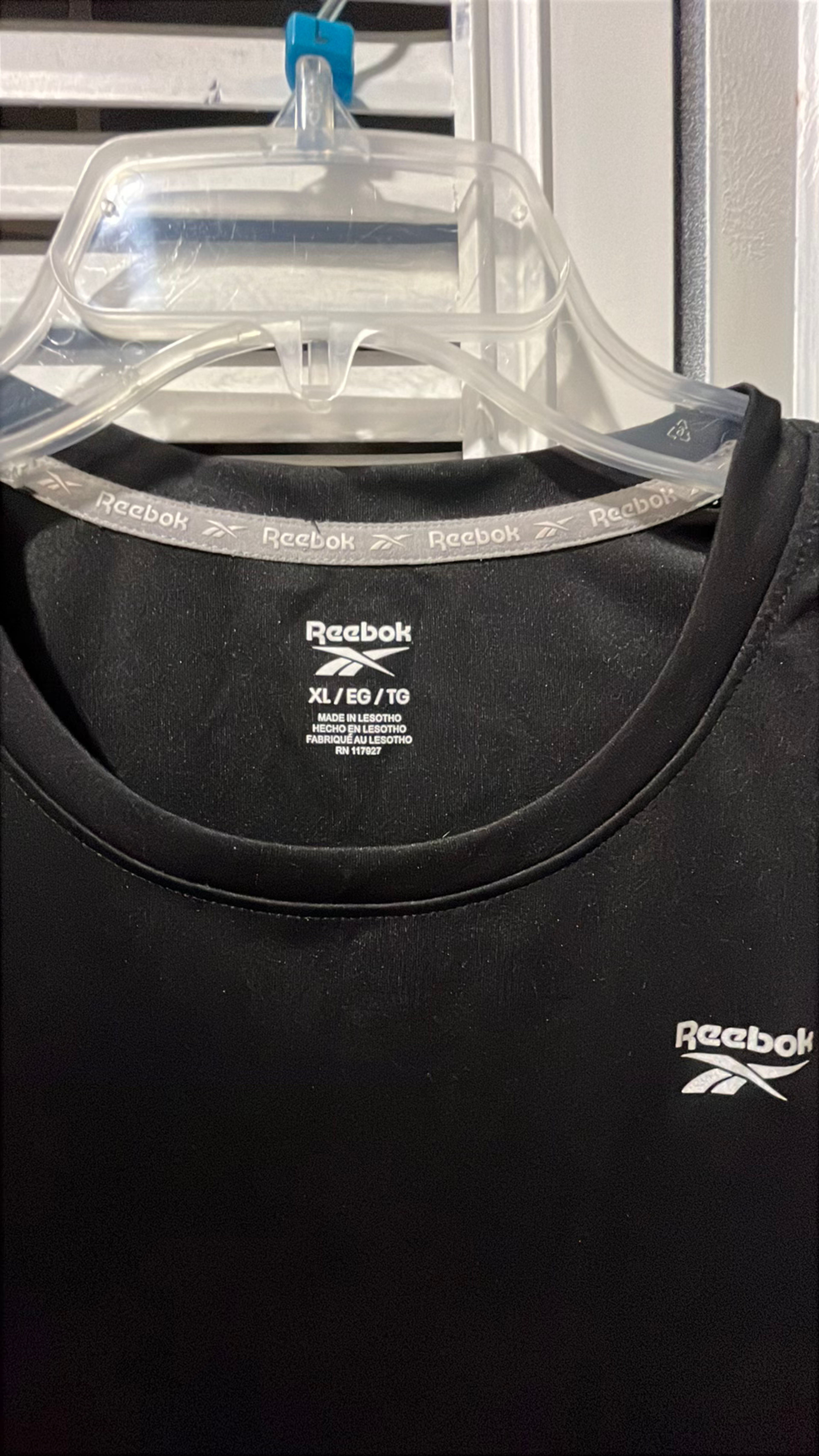 Reebok Classic T-Shirt Black Used dri-fit extra large women’s XL - Image 3