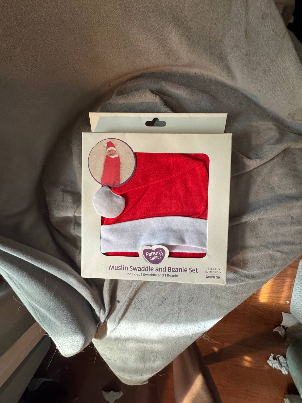 Muslin Swaddle and Beanie Set