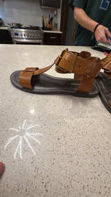 Steve Madden Women's Brown Leather Sandals - Image 5