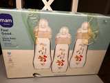 MAM Feel Good Glass Baby Bottle 3-Pack - Image 1
