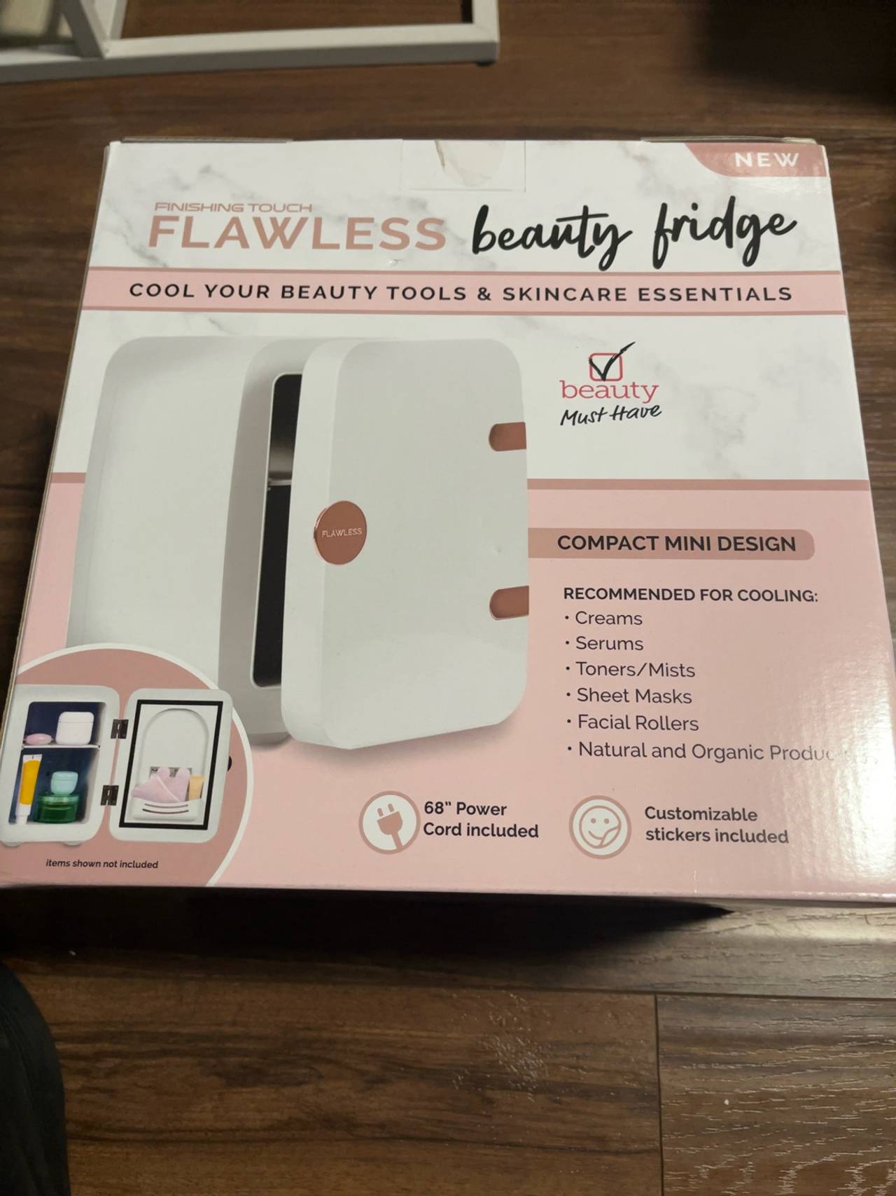 Finishing Touch Flawless Mini Beauty Cooler White 11-inch