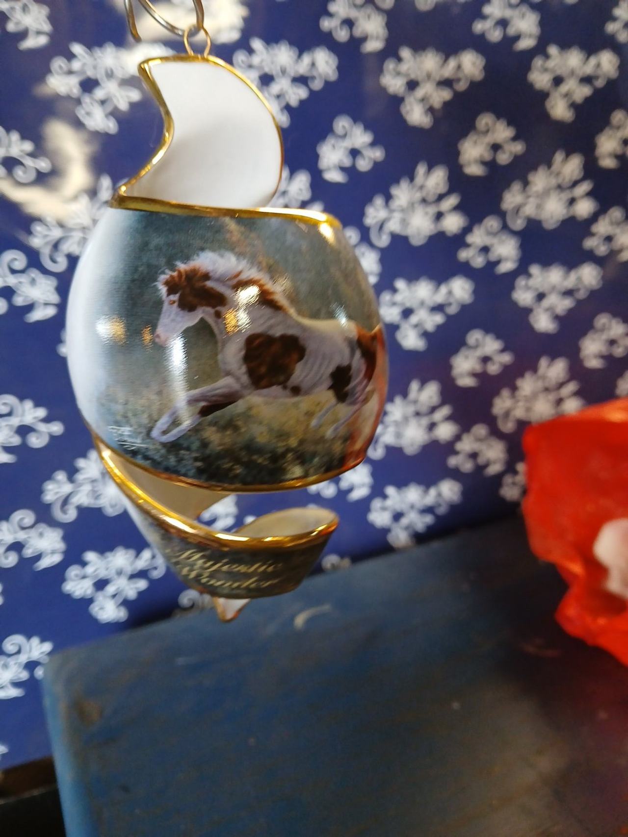 Bradford Editions Majestic Wonder Horse Spiral Ornament