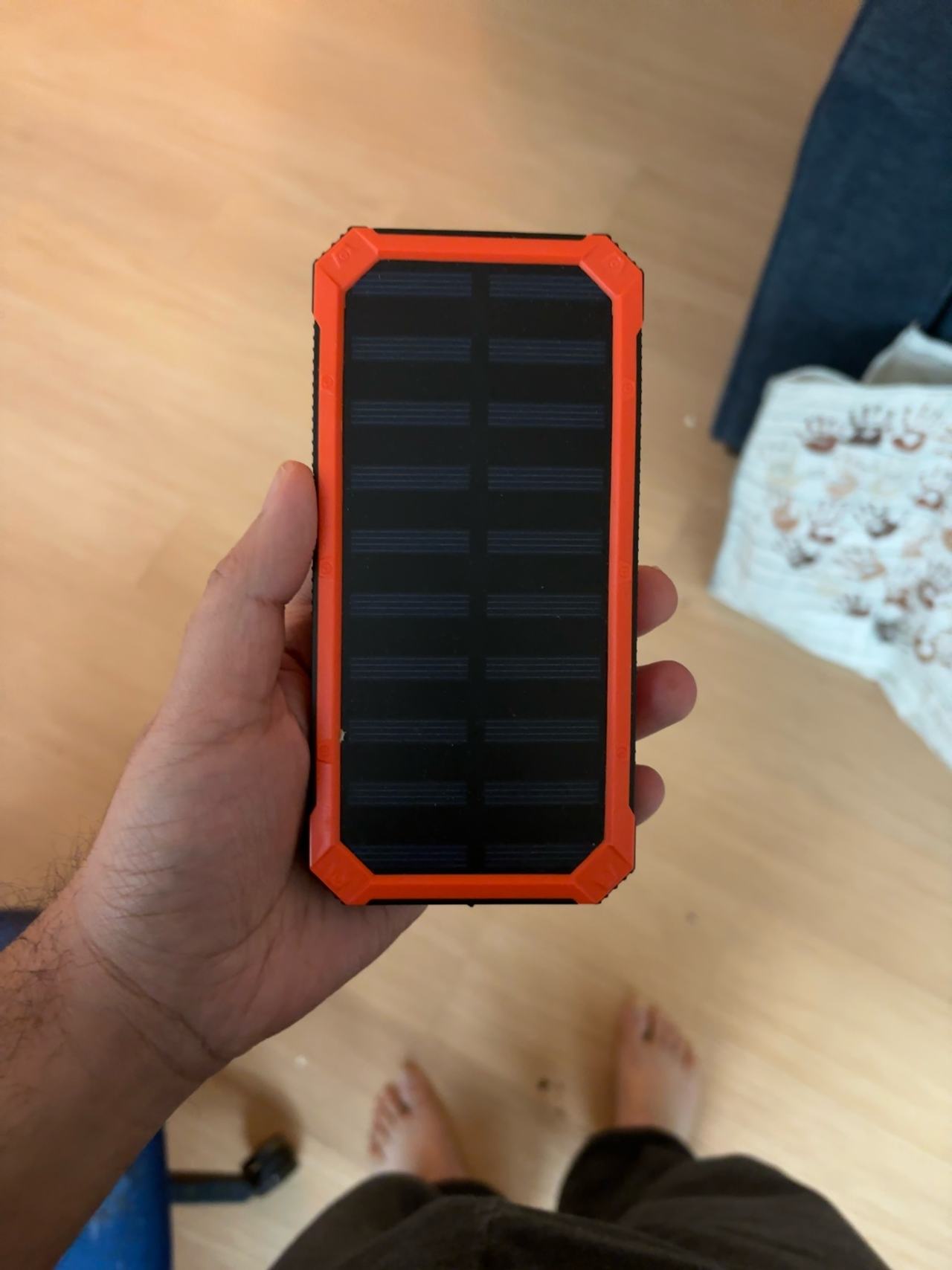 Solar Power Bank 20000mAh Orange