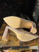 Allegra K (NIB) Rose Gold Glitter Block Heel Ankle Boots - Image 6