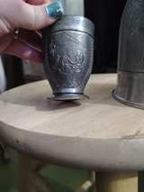 Vintage Frieling Zinn Pewter Pitcher and Cup Set - Image 1