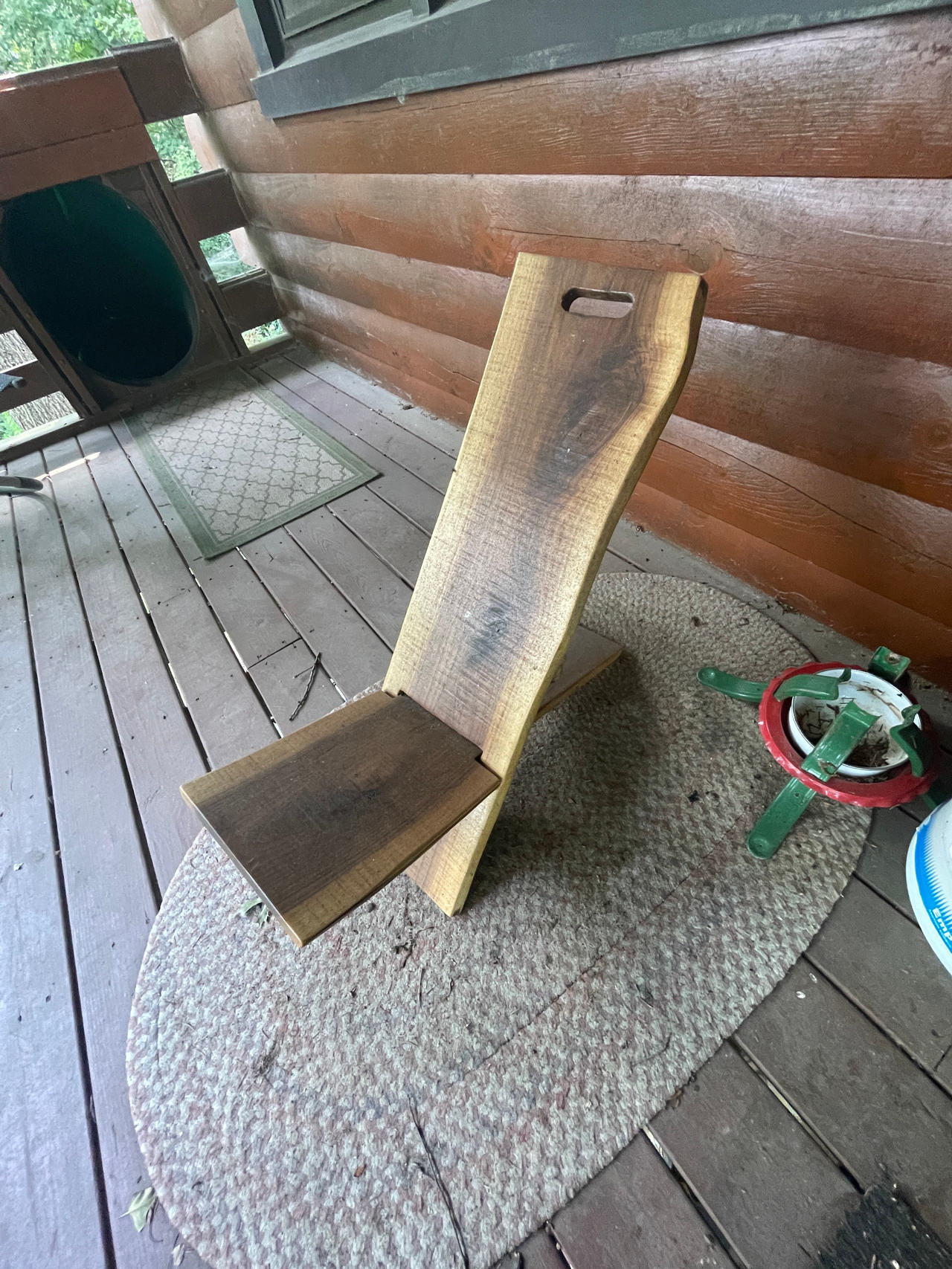 Portable Wooden Viking Chair