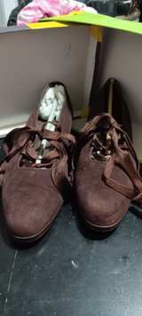 Capezio Brown Suede Character Shoes - Image 2