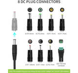 12V 2A Power Supply AC Adapter Replacement with 8 Tips, Regulated 12 Volts - Image 6